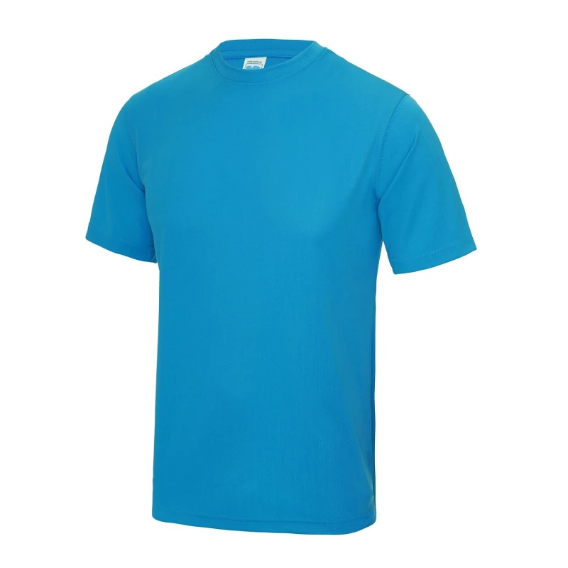 Image of AWDis AWDis Men Just Cool Performance Plain T-Shirt in Blue Size: X-Small Blue XS Male 5055747891904