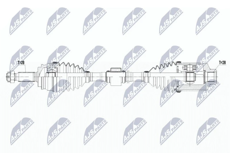 Image of NTY Drive shaft NTY NPW-CH-058