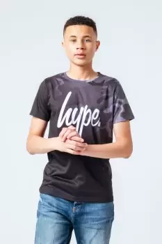 image of HYPE VERTICAL CAMO FADE KIDS T-SHIRT