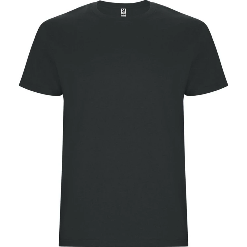 Image of ROLY Stafford Short-Sleeved T-Shirt in Jet Black Size: 3-4 Years Jet Black Unisex 3-4 Years