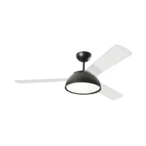 image of Forlight Gregal LED Ceiling Fan Black, Opal, Warm-White 3000K