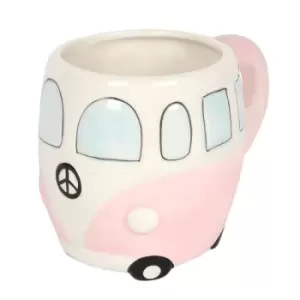 Image of Pale Pink Campervan Mug