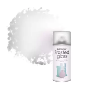 Image of Rust-Oleum Frosted Glass Spray Paint White - 150ml