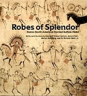 Image of robes of splendor native american painted buffalo hides