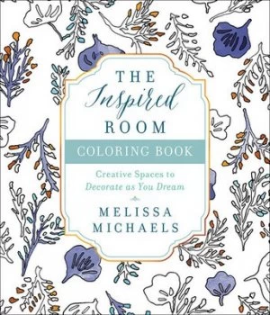 Image of The Inspired Room Coloring Book by Melissa Michaels Paperback