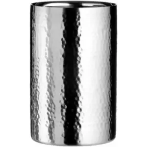 image of Hammered Effect Stainless Steel Bottle Cooler - Premier Housewares