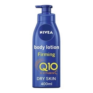 image of NIVEA Q10 Vitamin C Firming Body Lotion for Dry Skin, 400ml