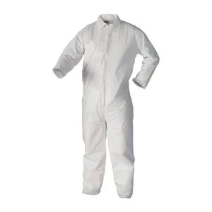 image of Kleenguard A40 Coverall Coat Large White