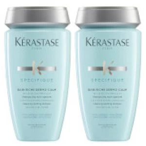 image of Kerastase Specifique Dermo-Calm Bain Riche Shampoo 250ml Duo