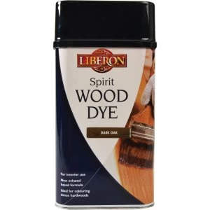 image of Liberon Spirit Wood Dye Dark Oak 1l