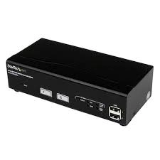 image of StarTech.com 2 Port USB DVI KVM Switch with DDM Fast Switching Technology and Cables