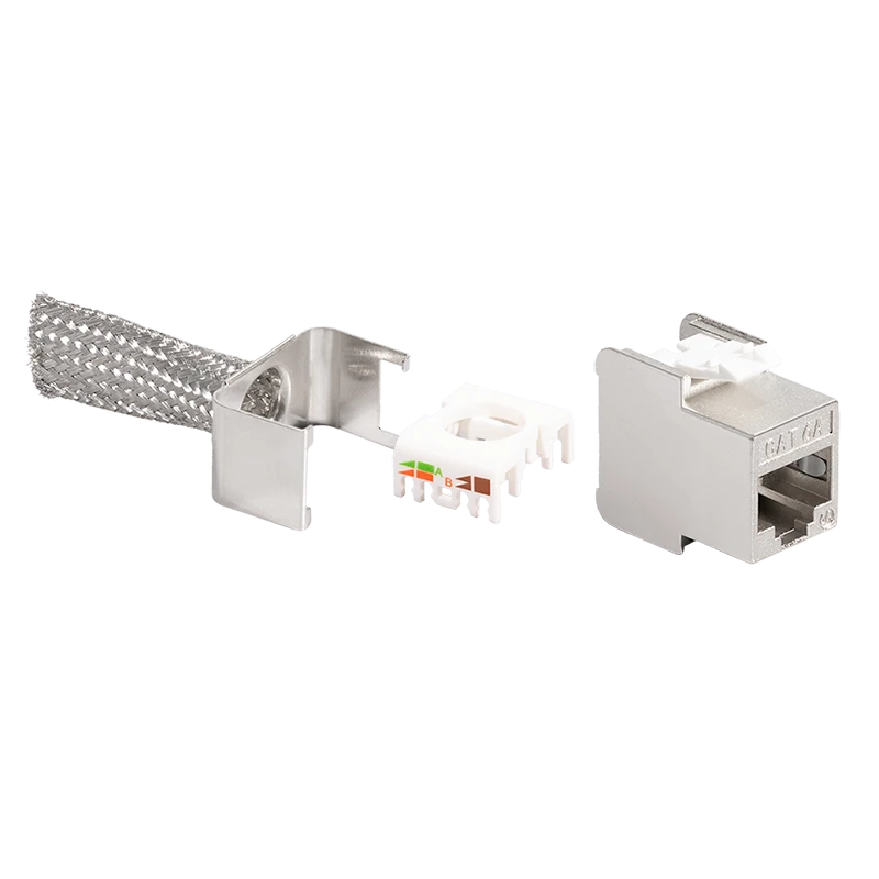 Image of LogiLink Keystone Jack Cat.6A STP SlimLine 14.5mm 22-26 AWG. 24 pcs.
