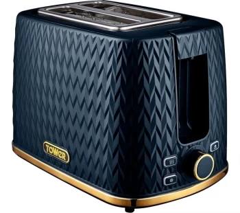 image of Tower Empire Collection T20054MNB 2 Slice Toaster