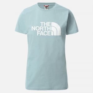 Image of The North Face Womens Easy Short Sleeve T-Shirt - Tourmaline Blue - L