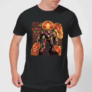Image of Marvel Avengers Infinity War Hulkbuster T-Shirt - Black - 3XL - Black