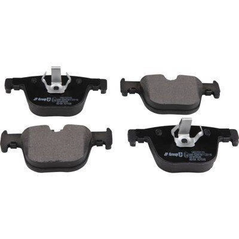 Image of JP GROUP 1463702110 Brake pad set JP Rear Axle, prepared for wear warning indicator Brake Pad Set,disc brake (402)