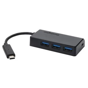 image of CH1000 USB C 4 Port Hub Black K33995WW