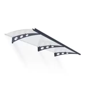 Image of Palram - Canopia Door Canopy, (H)185mm (W)2055mm (D)905mm Grey
