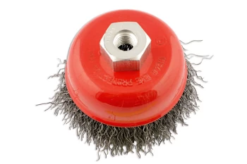 image of Abracs Crimped Cup Brush 75mm x M10 1.5 Pitch Box of 1 Connect 32132