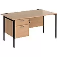 Image of Dams International Desk MH14P2KB 1,400 x 800 x 725 mm