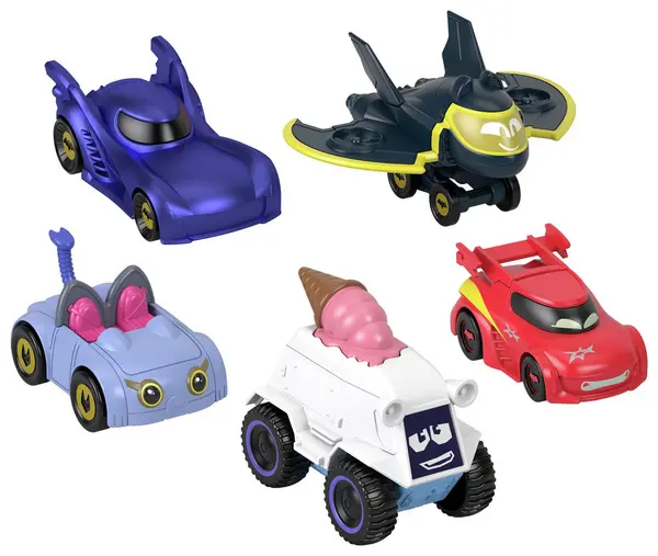 Image of Batwheels DC: Die-cast Character Vehicle 5-Pack