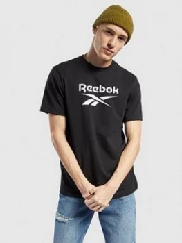 image of Reebok Classic Vector T-Shirt - Black, Size 2XL, Men