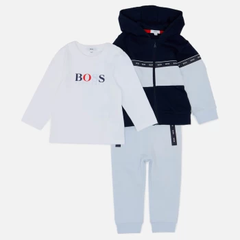 image of Hugo Boss Baby Boys T-Shirt, Joggers & Hoodie Set Size 12 Months Kids