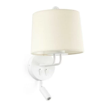Image of Faro MONTREAL - Reading Light Wall Light White, E27