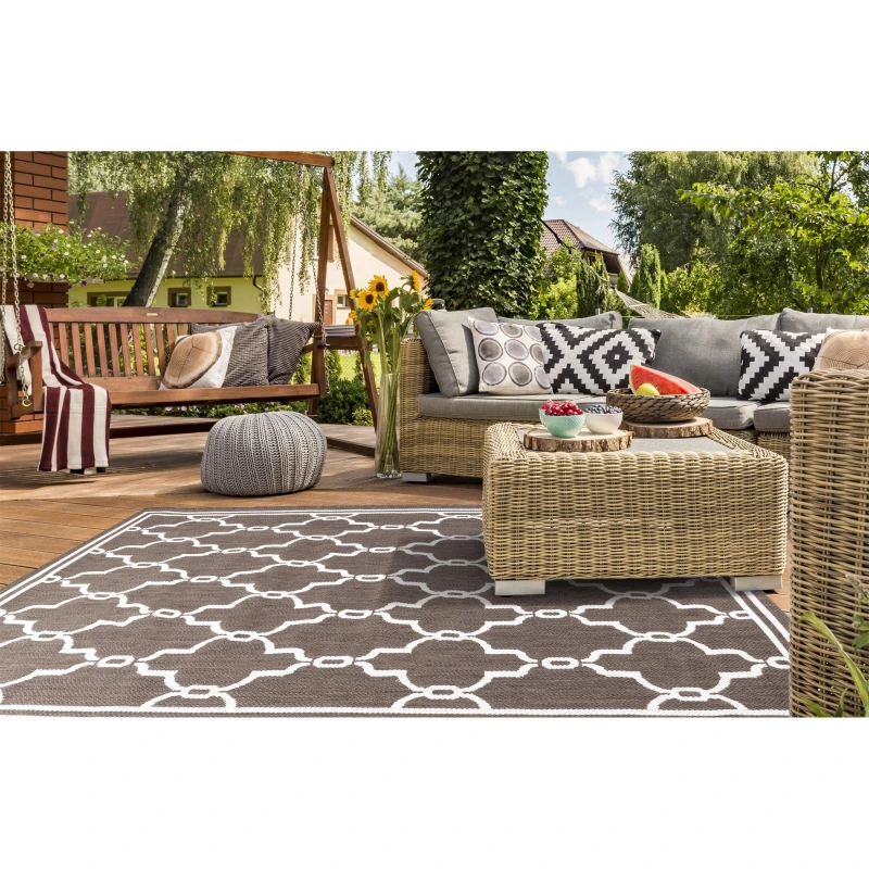 Image of Rugstyle SUMMER BREEZE SPANISH TILE Grey unisex 100x150cm