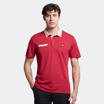 Image of Mens Aviemore Polo - Cranberry - L