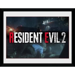 Image of Resident Evil 2 Logo Collector Print