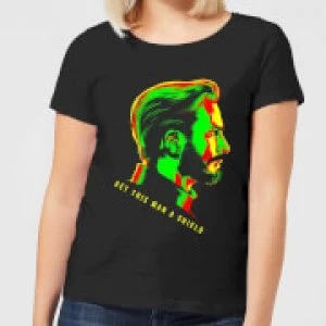 Image of Avengers Get This Man A Shield Womens T-Shirt - Black