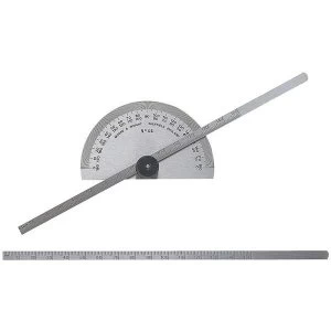 Image of Moore & Wright Protractor Type Depth Gauge Metric/Imperial 0-6in