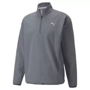 Image of Puma Marin Woven Zip Top Mens - Blue