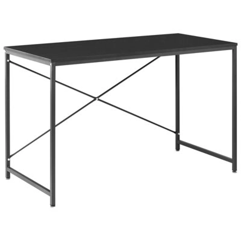 Image of Beliani Home Office Desk Andaste Black 120 Cm 60 Cm