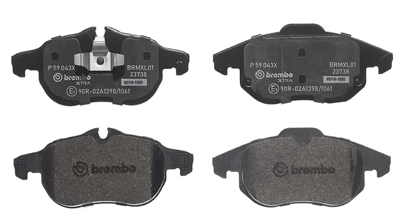 Image of BREMBO Brake pad set BREMBO P 59 043X