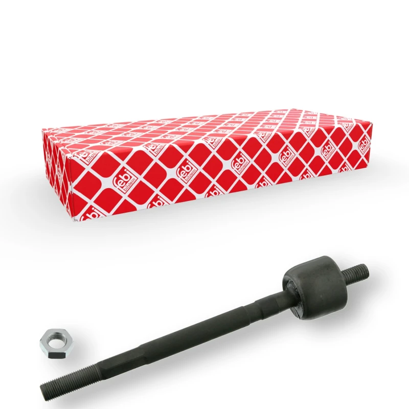 Image of FEBI BILSTEIN 27964 Inner Tie Rod OE Turbo NEW, Front axle both sides, with counter nut Inner Tie Rod (51)