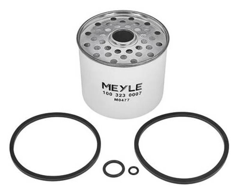 Image of MEYLE 100 323 0007 Fuel Filter Filter Insert, Original Quality, with gasket/seal Fuel filter (9)