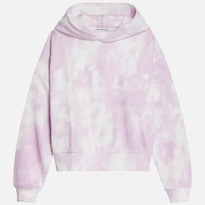 Image of Calvin Klein Jeans Girl's Cloud Aop Relaxed Hoodie - Digital Cloud - 10 Years