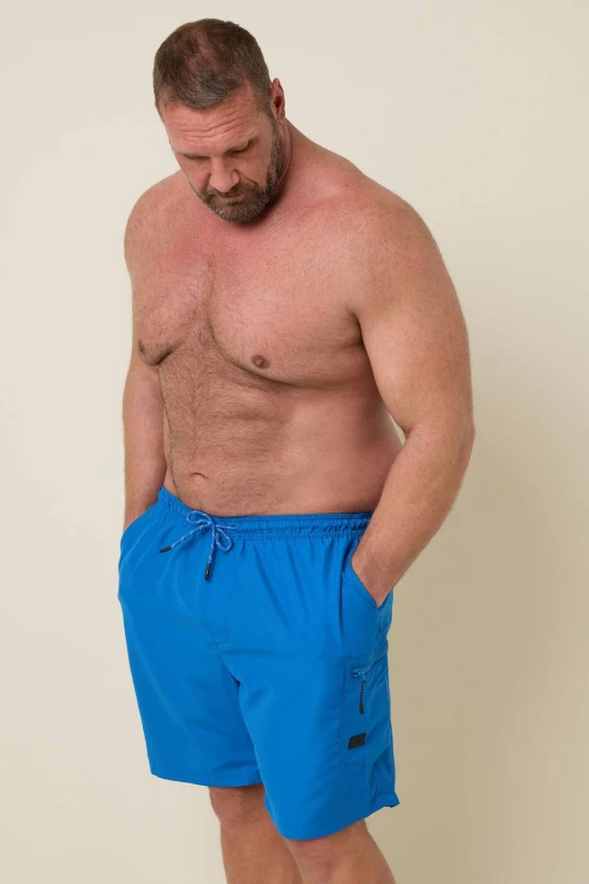 Image of BadRhino BadRhino Men Cargo Swim Shorts in Blue Size: 2X-large Blue XXL Male 5063111988198