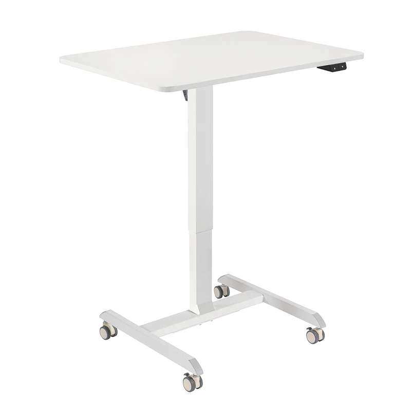 Image of LogiLink Sit-stand workstation. single-motor. w/casters. white