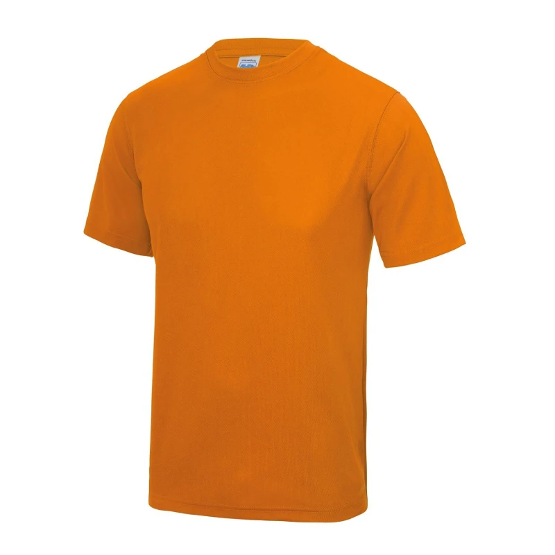 Image of AWDis AWDis Men Just Cool Performance Plain T-Shirt in Pale Orange Size: X-Small Pale Orange XS Male 5055805331014