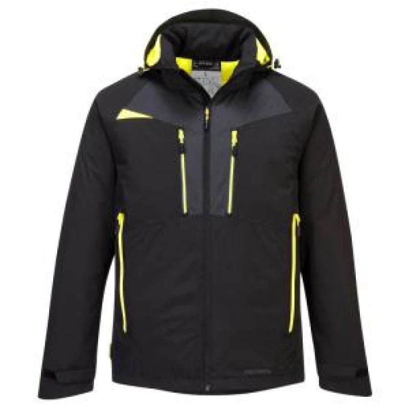 Image of Portwest DX4 Winter Jacket DX460BKRXXL Colour: Black