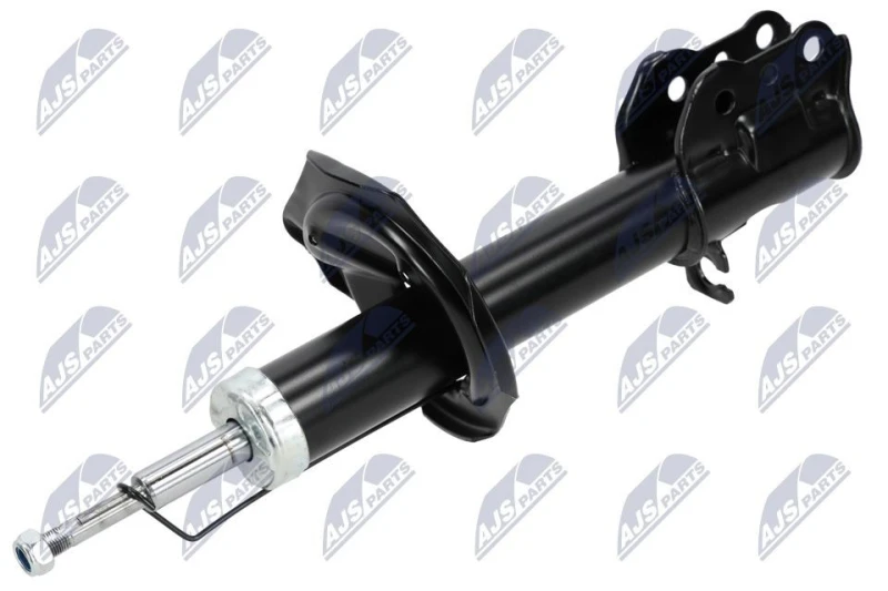 Image of NTY A-MZ-038 Shock absorber Rear Axle Left, Gas Pressure, Suspension Strut, Top pin Shock Absorber (854)