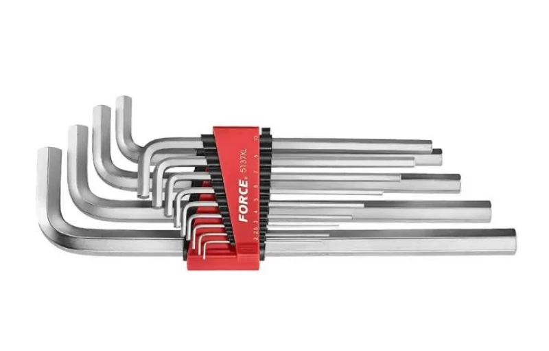 Image of FORCE 5137XLS Angled Screwdriver Set Number of tools: 13, Spanner Size: 9/16, 5/8, 3/4 Angled Screwdriver Set (6627)