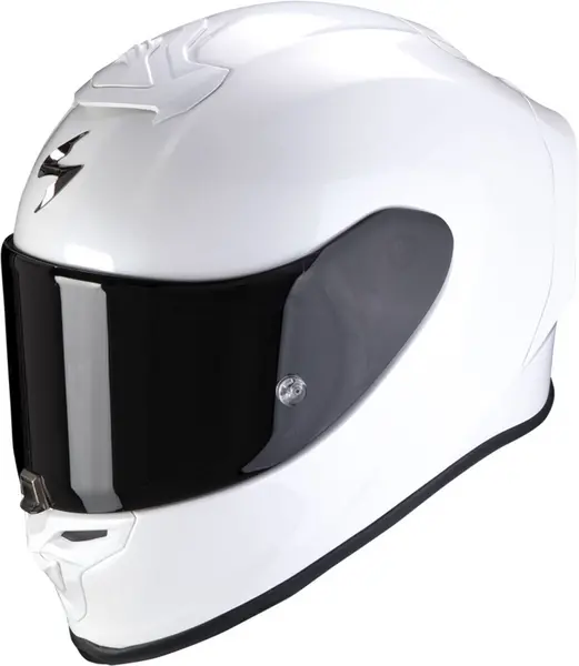 image of Scorpion Exo-R1 Evo Air Solid Pearl White Full Face Helmet XL