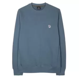 Image of Paul Smith Zebra Crew Sweatshirt - Blue
