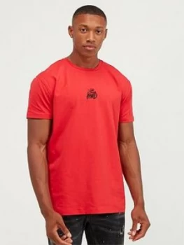 Image of Kings Will Dream Grinnell T-Shirt - Red, Size L, Men