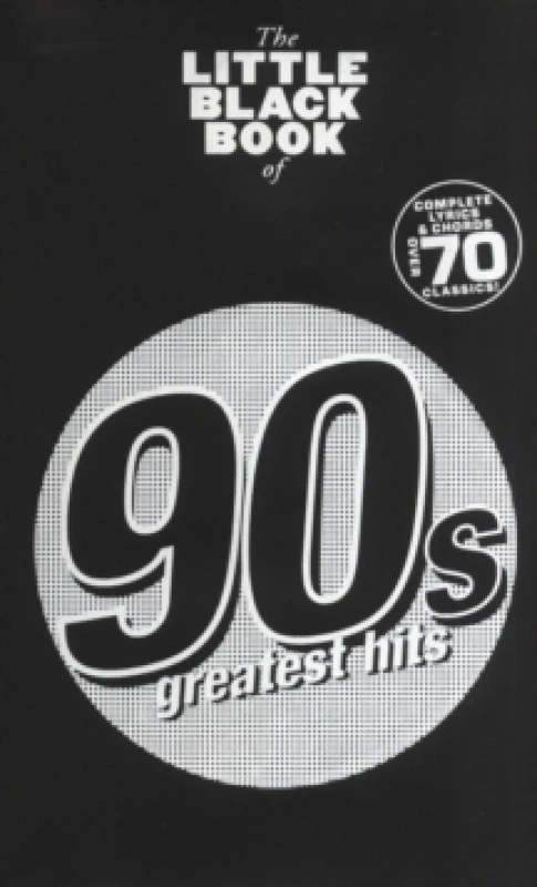Image of The Little Black Book of 90s Greatest Hits by Nick Crispin and Adrian Hopkins and Paul Ewers Music Design Paperback