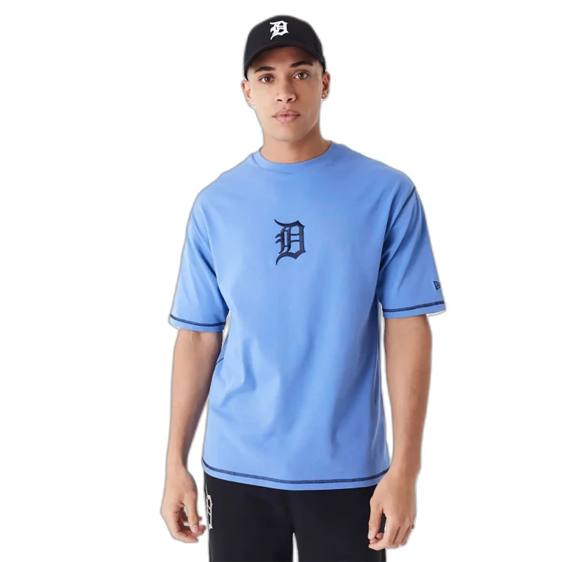 Image of new era T-Shirt Tigers MLB World Series Bleu Unisex M